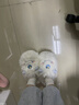 凡小如毛絨棉拖鞋女秋冬新款拖鞋室內家居學生保暖拖鞋卡通 白色 38-39 （適合37-38腳） 曬單實拍圖