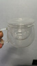 天喜（TIANXI）玻璃杯雙層辦公泡茶玻璃帶蓋過(guò)濾茶水分離杯耐熱防燙水杯子  加厚圓趣三件杯350ml 曬單實(shí)拍圖
