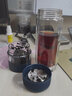 水莫停水莫停茶水分離杯透明雙層玻璃杯泡茶杯子男女士過(guò)濾便攜水杯 睿智藍(lán) 350ml 1只 曬單實(shí)拍圖