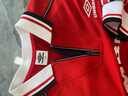 茵寶（Umbro）紅鉆經(jīng)典系列運動(dòng)POLO衫復古球衣翻領(lǐng)長(cháng)袖衛衣套頭t恤衫 櫻桃紅 M 曬單實(shí)拍圖