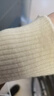 恒源祥彈力修身羊毛衫女冬季新款拉鏈翻領(lǐng)套頭毛衣休閑純色內搭針織衫女 奶白色 S /160/84A 曬單實(shí)拍圖