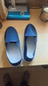 亞岳防靜電鞋加厚軟底車(chē)間工作鞋PVC防滑無(wú)塵鞋 藍色中巾42碼 曬單實(shí)拍圖