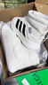 adidas ADIPUFF面包鞋柔軟舒適保暖中幫棉鞋秋冬阿迪達斯輕運動(dòng)   漢玉白/黑色/奇妙白(推薦腳型偏胖選大半碼)   38 曬單實(shí)拍圖