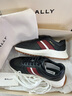 巴利（BALLY）25年春夏男鞋新款男士休閑跑步鞋簡(jiǎn)約時(shí)尚皮革運動(dòng)鞋 6306574 黑色 40 曬單實(shí)拍圖