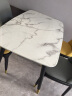 梵束 餐桌大理石实木餐桌椅组合 北欧现代简约轻奢长方形饭桌佛山家具 1.3米餐桌+4椅 实拍图