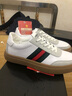 洛克華菲（Rock Fairwhale）男鞋夏季透氣潮鞋2025新款板鞋男真皮小白鞋男士休閑鞋 白色 38 曬單實(shí)拍圖