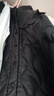 笛莎女童羽絨服2022冬季新款寶寶連帽輕薄長款羽絨服 黑色 150cm 曬單實(shí)拍圖