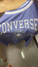 Converse 匡威童裝女童短袖T恤短褲2件套夏季新款兒童休閑運(yùn)動(dòng)套裝 蘭花紫 130 /64 【建議身高116-122cm】 曬單實(shí)拍圖