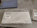 羅技（Logitech）K380無(wú)線(xiàn)藍牙鍵盤(pán)超薄靜音辦公鍵盤(pán)鼠標套裝無(wú)線(xiàn)鍵鼠套裝電腦手機ipad鍵盤(pán) K380白色+pebble米白 99成新 曬單實(shí)拍圖