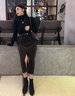 Qlady時(shí)尚流蘇珍珠項(xiàng)鏈女新款歐美個(gè)性百搭高檔毛衣鏈短款潮流項(xiàng)鏈鎖骨鏈女簡約大氣民族風(fēng)復(fù)古吊墜 咖金色 曬單實(shí)拍圖