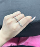 中國(guó)黃金（CHINA GOLD）S925銀荊棘玫瑰情侶一對(duì)男女款戒指指環(huán)告白情人節(jié)生日禮物送女友 【今/次日達(dá)】荊棘玫瑰情侶戒指 曬單實(shí)拍圖