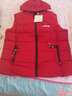 卡姆森2025新款秋冬裝棉馬甲女外穿寬松保暖背心女韓版連帽棉馬夾坎肩外 紅色 3XL【135-145斤】 曬單實(shí)拍圖