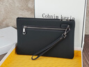 Cohnim kevin奢侈品男士手包手拿拉鏈男包手抓長(cháng)錢(qián)包送老公男友情人節生日禮物 c226黑色【就近倉發(fā)貨】 曬單實(shí)拍圖