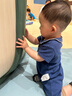 幼稚龍嬰兒防滑襪夏季薄款寶寶護膝新生兒地板學步襪0-3歲幼兒爬行2件套 咖色小熊【護膝+襪子】1套裝 0-1歲 【S碼】建議腳12cm內(nèi) 曬單實拍圖