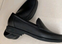 沙馳（SATCHI）男鞋 男士皮鞋一腳蹬皮鞋男商務(wù)休閑鞋  21782037Z 黑色A 43 曬單實(shí)拍圖