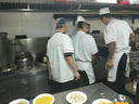 龍偉聯(lián)合夏季廚師服網(wǎng)眼短袖廚房工作服食堂實操服廚衣薄款炊事員套裝定制 曬單實拍圖