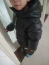 G.DUCKKIDS2025新款兒童黑色金羽絲絨服女童男童中大童冬季三防加厚短款外套 黑色 130 cm 曬單實拍圖