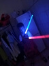 躍越激光劍星球大戰可伸縮光劍發(fā)光玩具熒光棒激光棒閃光棒二合一七彩 1支-藍/有聲(可伸縮) 充電原力+充電器 曬單實(shí)拍圖
