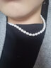 素覺(jué)個(gè)性時(shí)尚淡水米粒小珍珠項鏈巴洛克氣質(zhì)頸鏈鎖骨鏈女朋友生日禮物 長(cháng)38+3cm(5-5.5mm白色米粒珍珠) 曬單實(shí)拍圖