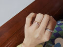 丹尼爾惠靈頓（DanielWellington）dw戒指女薔薇粉色情侶對(duì)戒七夕情人節(jié)禮物送女友DW00400060 曬單實(shí)拍圖