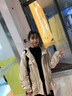 馭達(dá)2024新款外套女春季韓版百搭女學(xué)生小個(gè)子開(kāi)衫棒球服上衣休閑夾克 卡其 L 115-130 曬單實(shí)拍圖