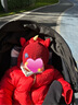 babycare兒童羽絨連體衣冬季嬰兒外出服秋裝寶寶羽絨服 新年紅 73cm  曬單實(shí)拍圖