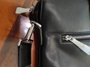 新秀麗（Samsonite）手提公文包男軟牛皮革通勤電腦包14英寸商務(wù)簡(jiǎn)約出差包大\TK9 黑色|凈重0.84kg|可手拎-可斜跨 大包14英寸 曬單實(shí)拍圖