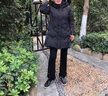 俞兆林中老年女裝棉服2024新款加厚棉襖奶奶冬季棉衣媽媽秋冬棉服外套Z 黑色 3XL (建議120-135斤左右) 曬單實拍圖