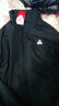 匹克运动外套男运动夹克2024春季新款加绒休闲运动茄克跑步梭织外套男 黑色上衣（加绒） L 实拍图