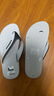 美人橋男士人字拖鞋休閑外穿沙灘舒適輕便軟底EVA簡(jiǎn)約拼色夾趾拖 淺灰色 42 曬單實(shí)拍圖