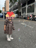 babylove【紡軟織柔】女寶寶連衣裙純棉春秋季嬰幼兒裙子甜美公主裙衣服 繁花向晚 90 曬單實(shí)拍圖