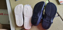 卡駱馳crocs貝雅卡駱班人字拖鞋|205393 白/深藍(lán)-126 39(240mm)  曬單實(shí)拍圖