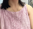 顏域高級感印花裙子夏季女2024新款高腰紫色吊帶裙收腰顯瘦連衣裙 紫色 XL/42 曬單實(shí)拍圖