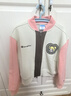Champion【泡泡瑪特聯(lián)名】冠軍夾克外套女2024冬秋新款美式棒球服 白色/粉色 L 曬單實(shí)拍圖