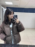 詩丹蕊美式ins復古連帽棉服外套女2024冬季新款寬松保暖羽棉襖絨服棉衣 棕色棉服 均碼【可備注碼數】 曬單實拍圖