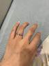 周大生 鉆戒18k金比翼雙飛鉆石戒指情侶對(duì)戒求婚結(jié)婚送女友情人節(jié)禮物 男士16圈號(hào) 曬單實(shí)拍圖