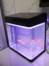 博宇（BOYU）鱼缸水族箱增氧生态鱼缸带柜子客厅家用小金鱼缸玻璃造景吧台地柜 MS-220懒人鱼缸 白色鱼缸 实拍图