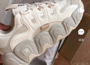 FILA 斐樂(lè)官方女鞋復(fù)古運(yùn)動(dòng)鞋冬新款加絨可頌鞋休閑鞋老爹鞋 豆腐白/燕麥色-TO 38 曬單實(shí)拍圖