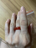 玉飛麟玉石指環(huán)瑪瑙男女情侶款戒指戒圈爆款紅白黑綠紫賭神同款玉髓指環(huán) 紅瑪瑙戒指18-19mm 曬單實(shí)拍圖