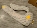 Return Love兒童恐龍款可愛(ài)乳膠睡覺(jué)抱枕安撫枕玩偶男孩女孩睡眠公仔禮物抱枕 呆呆恐龍【絲綿枕芯】小號(hào) A類嬰兒棉枕套（可拆洗） 曬單實(shí)拍圖