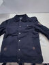 耶羅威夾克男加絨加厚保暖外套秋冬新款棉服寬松大碼男裝休閑翻領(lǐng)工裝服 寶藍加絨 83166 XL (建議175cm) 曬單實(shí)拍圖