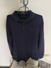 杉杉（FIRS）重磅加絨翻領(lǐng)長(cháng)袖T恤男2025秋季新款商務(wù)休閑保暖POLO通勤衫411 深藍色 L (175) 曬單實(shí)拍圖