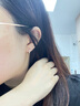 蒂卡世琦999純銀養耳洞耳圈耳釘女圓圈高級感耳骨釘睡覺(jué)免摘耳飾生日禮物 12mm足銀耳圈一對【適合耳垂】 曬單實(shí)拍圖