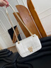 妙麗牛皮包包女包高顏值輕奢斜挎包小眾鏈條單肩包生日禮物送女友 【米白】實(shí)用走心女生 品牌輕奢洋氣高級感百搭小包 曬單實(shí)拍圖