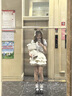 蝶嬌諾（DIEJIAONUO）連衣裙子夏天女裝2024年新款韓版甜美JK制服學(xué)院風(fēng)純欲風(fēng)法式減齡 海盜藍(lán)上衣+杏色蛋糕短裙 S 曬單實(shí)拍圖