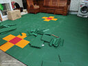 三公利華雙層菱形懸浮拼裝地板幼兒園室外網(wǎng)球塑膠跑道PP院子地墊籃球場(chǎng)乒乓球場(chǎng)地排球場(chǎng)羽毛球場(chǎng)地板 25*25*1.3cm 曬單實(shí)拍圖