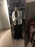 矜持范彩點(diǎn)V領(lǐng)復(fù)古慵懶風(fēng)毛衣針織衫女開衫秋冬新款寬松軟糯小個(gè)子外搭 米色 S 8090斤 曬單實(shí)拍圖
