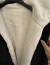 WHIM NASA男士棉服羊羔絨外套男冬季加絨棉衣寬松短款羽棉襖絨服百搭潮男裝 米白色 XL 曬單實(shí)拍圖