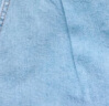太平鸟男装【冰氧吧】凉感面料薄款牛仔裤男宽松锥形牛仔裤 浅蓝色（冰氧吧） M 实拍图