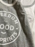 贝瑞加（Babyprints）儿童背心男童T恤夏季无袖打底衫小男孩上衣纯棉2件装 灰色130 晒单实拍图